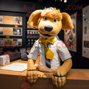 Mascot character of a Gold...