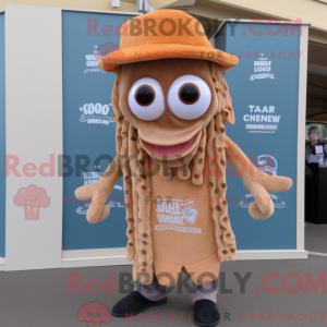 Mascot karakter van een Tan...