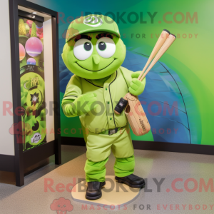 Mascot character of a Lime...