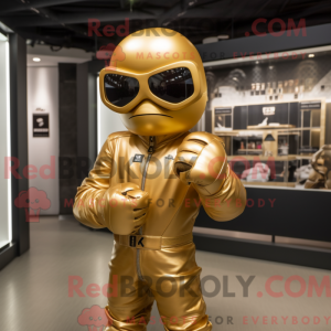 Maskotfigur af en...