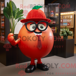 Mascot character of a Red...