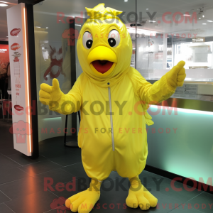Mascottefiguur van een...
