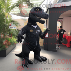 Mascot character of a Black...