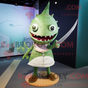 Mascottekarakter van een...