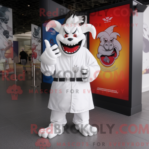 Mascot character of a White...