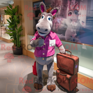 Personaggio mascotte asino...
