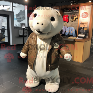 Mascottefiguur van een...