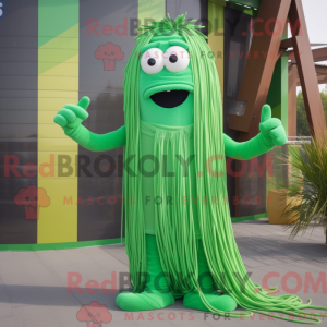 Mascot character of a Green...