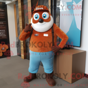 Mascot character of a Rust...
