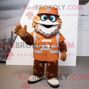 Mascot character of a Rust...