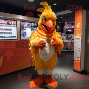 Maskot-karakter av en...