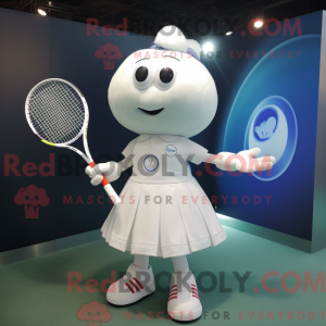 Mascot character of a White...