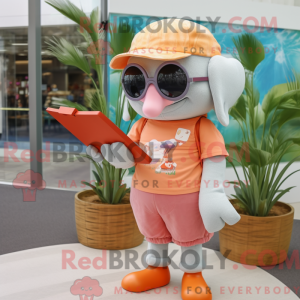 Mascottefiguur van een...