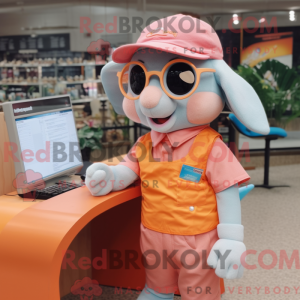 Mascot character of a Peach...