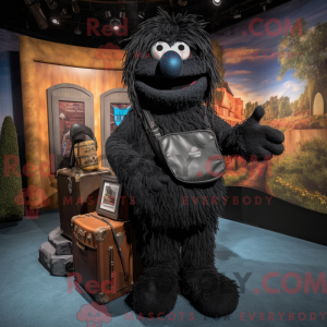 Mascot character of a Black...