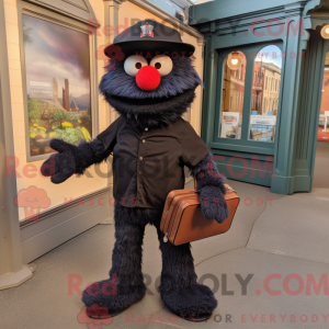 Mascot character of a Black...