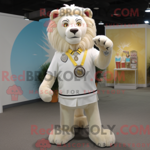 Mascot character of a Cream...