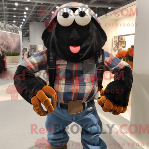 Mascot character of a Black...