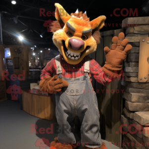 Mascot character of a Rust...