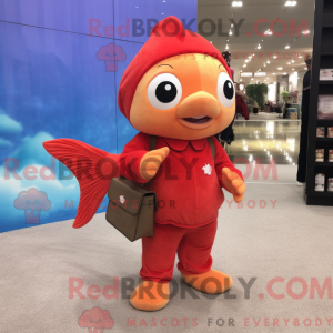 Mascot character of a Red...