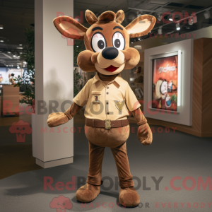 Postava maskota Tan Deer...