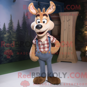 Maskot karakter af en Tan...