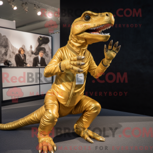 Mascot character of a Gold...