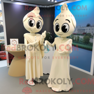 Mascot character of a Cream...