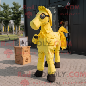 Mascot character of a Lemon...