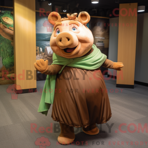 Mascot karakter van een...