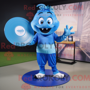 Maskotkarakter af en Blue...