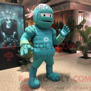 Mascottefiguur van een...