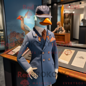 Mascottefiguur van een...