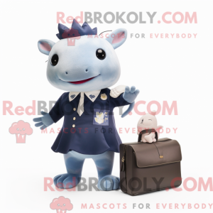 Mascot character of a Navy...