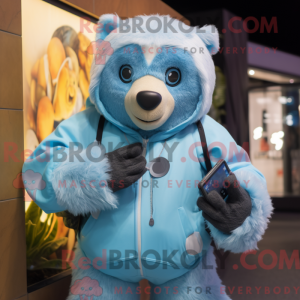 Mascot karakter van een...