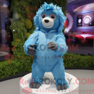 Personaje mascota de un oso...