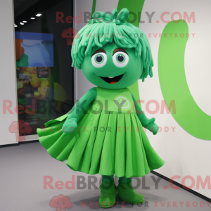 Mascot character of a Green...