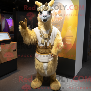 Mascottefiguur van een...