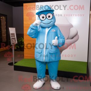 Mascottefiguur van een...