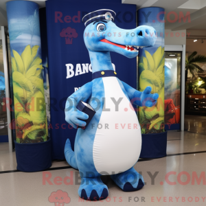 Maskot-karakter af en Navy...