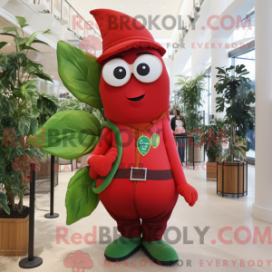 Mascot character of a Red...