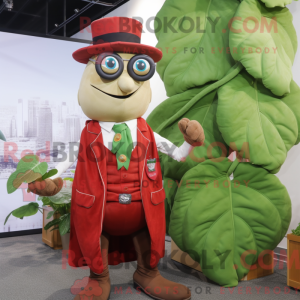Mascot character of a Red...