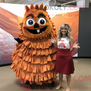 Mascottefiguur van een...
