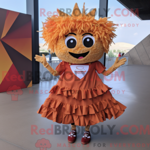 Mascottefiguur van een...