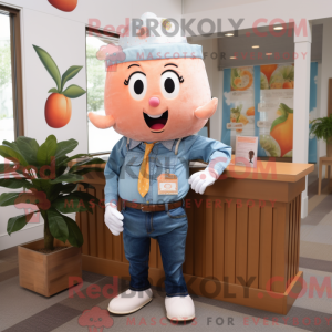 Mascottefiguur van een...