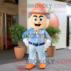Mascottefiguur van een...