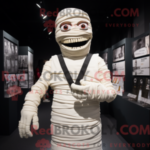 Mascot character of a White...