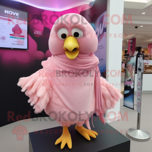 Pink Hens mascotte kostuum...