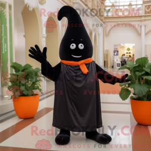 Mascot character of a Black...