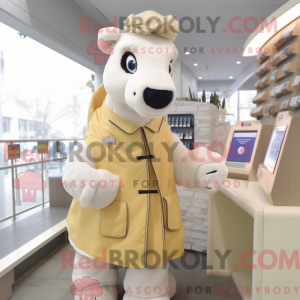 Mascot character of a Cream...